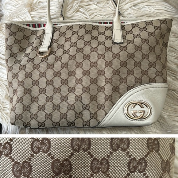 Vintage white Guccisima tote - Picture 3 of 13